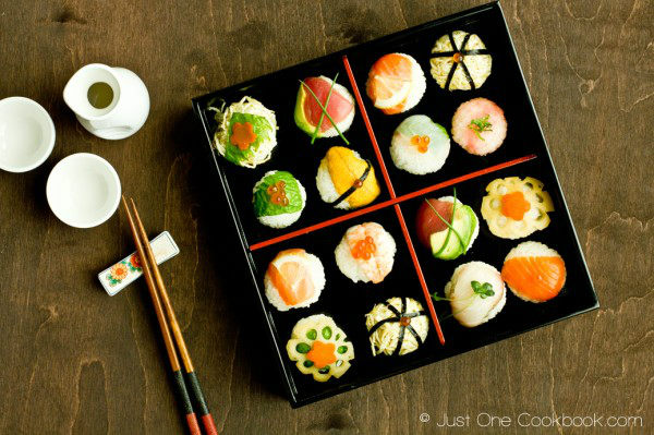 Temari Sushi Recipe | JustOneCookbook.com 