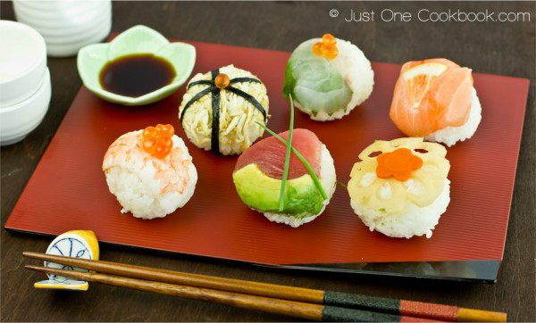 Temari Sushi Recipe | JustOneCookbook.com