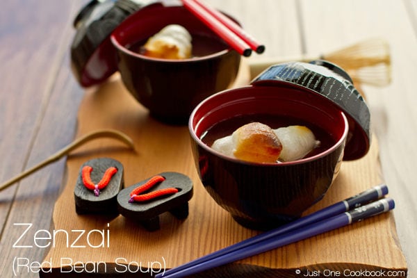 Zenzai (Red Bean Soup) Recipe | JustOneCookbook.com