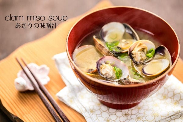 Clam Miso Soup | JustOneCookbook.com