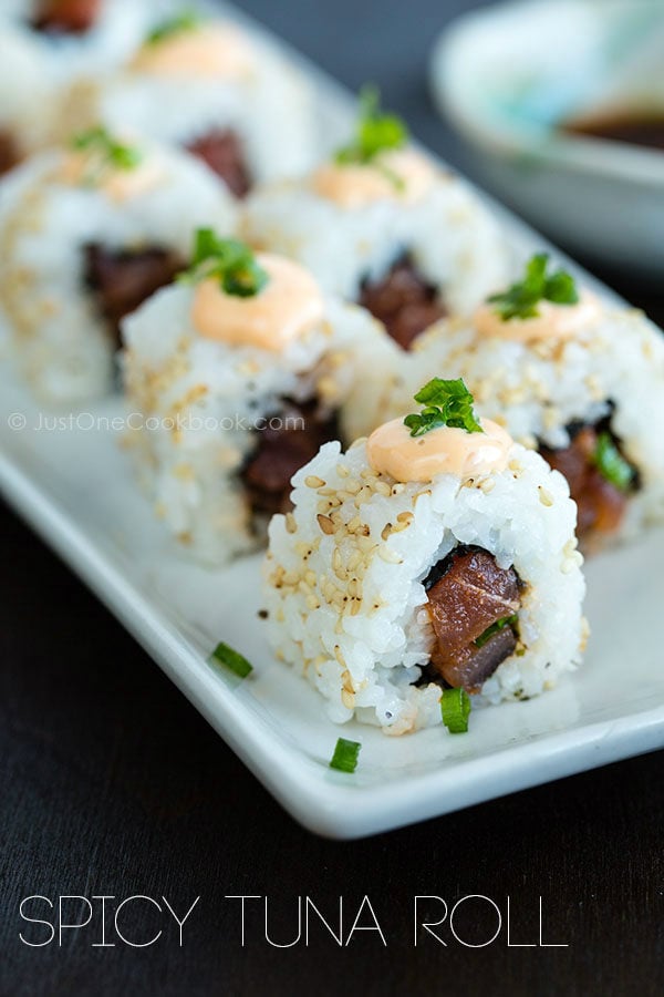 Spicy Tuna Roll | Easy Japanese Recipes at JustOneCookbook.com