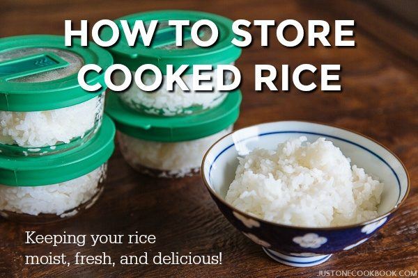 How To Store Cooked Rice