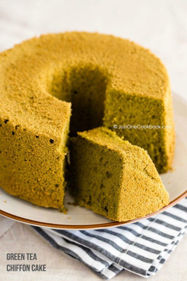 Green Tea Chiffon Cake | Easy Japanese Recipes at JustOneCookbook.com