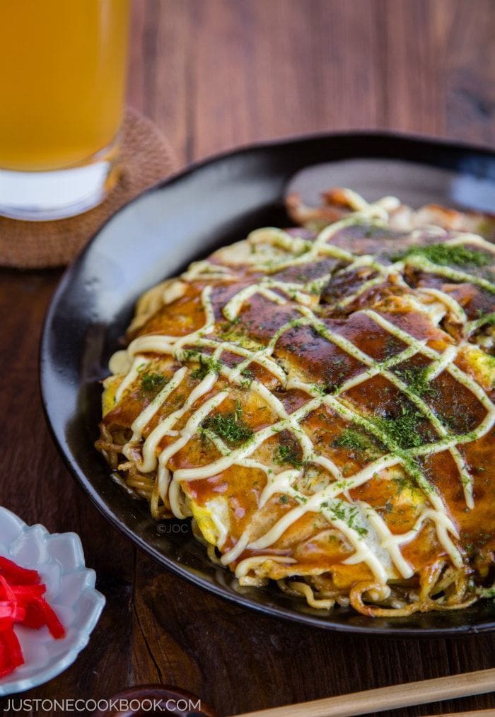 Hiroshima Okonomiyaki 広島風お好み焼き • Just One Cookbook