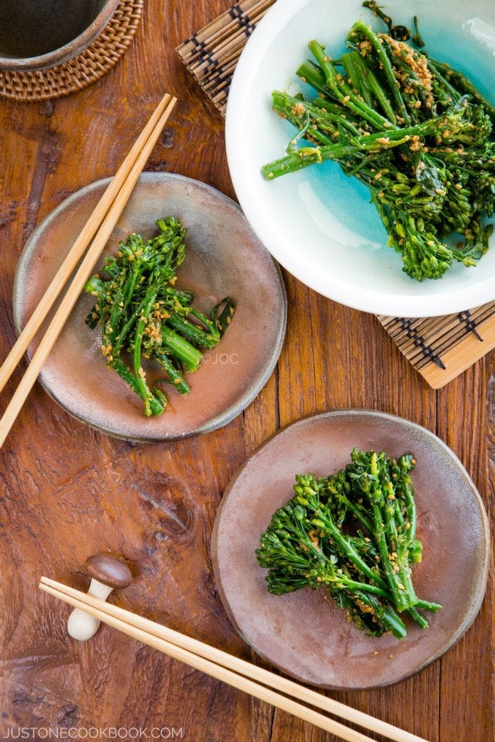 Broccolini Gomaae ブロッコリーニの胡麻和え • Just One Cookbook