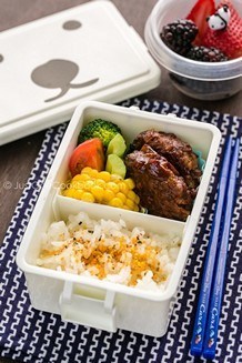 Hamburger Steak Bento| JustOneCookbook.com