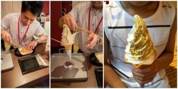 Ice Cream with Gold Leaf | JustOneCookbook.com