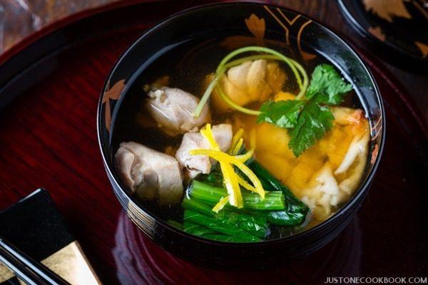 Ozoni (New Year Mochi Soup), Kanto Style| Easy Japanese Recipes at JustOneCookbook.com