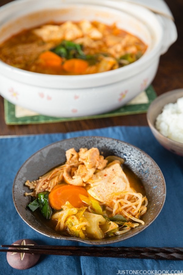 Kimchi Nabe | Easy Japanese Recipes at JustOneCookbook.com