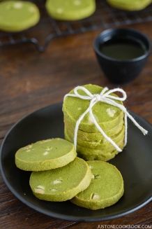 Green Tea Cookies (抹茶クッキー) | Easy Japanese Recipes at JustOneCookbook.com