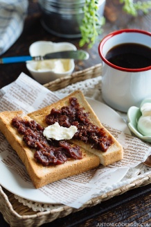 Ogura Toast (Toast with Red Bean Paste) - Popular Nagoya Food | Easy Japanese Recipes at JustOneCookbook.co