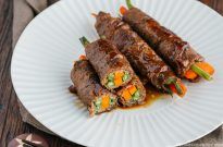 Teriyaki Steak Rolls 野菜の牛肉巻き | Easy Japanese Recipes at JustOneCookbook.com