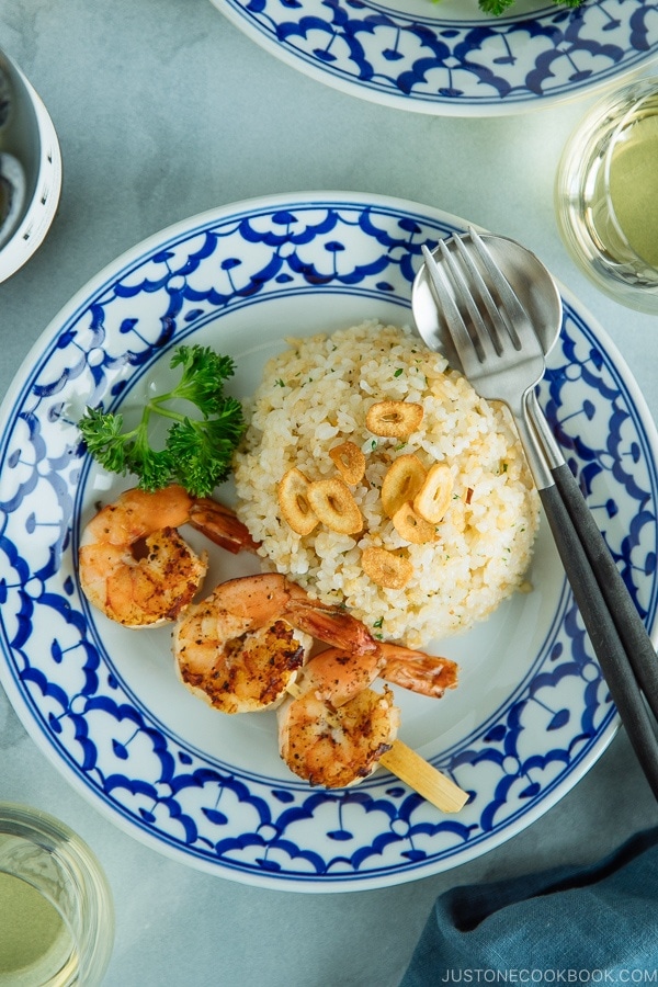 Japanese Garlic Fried Rice ガーリックライス | Easy Japanese Recipes at JustOneCookbook.com