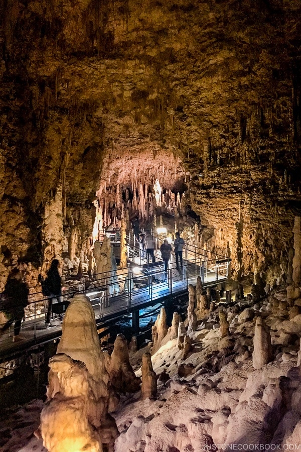 Inside Gyokusendo Cave at Okinawa World | justonecookbook.com