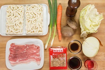 Yaki Udon Ingredients
