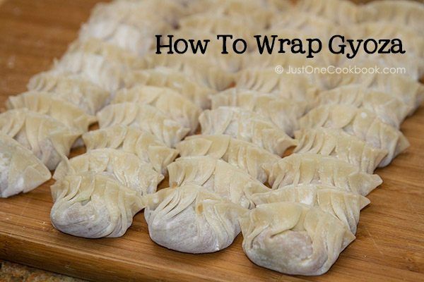 how to wrap gyoza