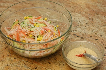 Crab Salad with Ponzu Mayo Dressing 3