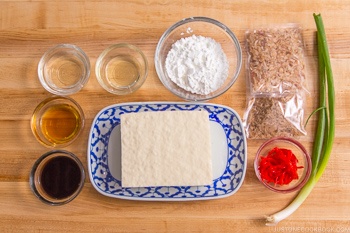 Teriyaki Tofu Ingredients