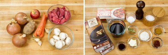 Beef Curry Ingredients