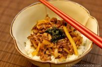 Beef Donburi with Shiso Garlic Soy Sauce | Easy Japanese Recipes at JustOneCookbook.com