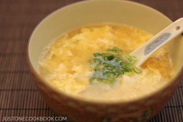 Egg Drop Soup in a bowl.