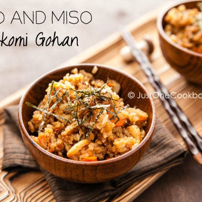 Gobo and Miso Takikomi Gohan | JustOneCookbook.com