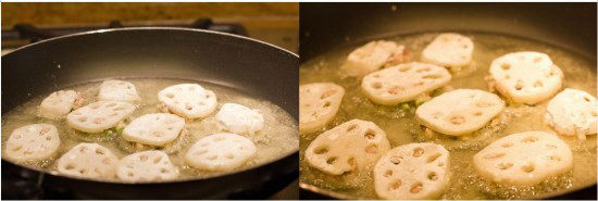 Fried Lotus Root with Pork 7