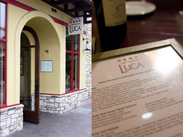 cantinetta luca entry and menu