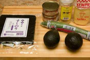 California Roll Ingredients