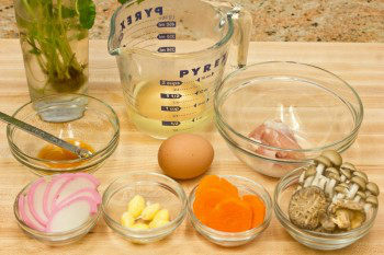 Chawanmushi Ingredients