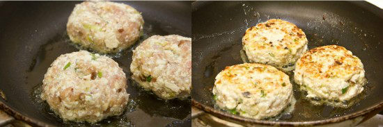 Chicken & Tofu Hamburger Steak 4