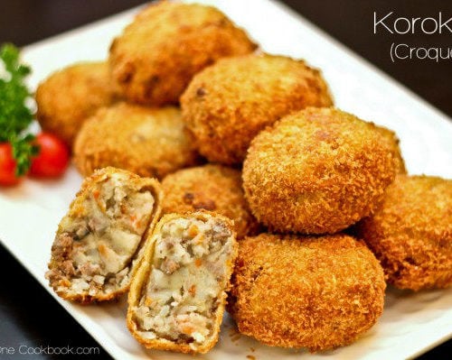 Korokke (Potato & Meat Croquette) コロッケ • Just One Cookbook