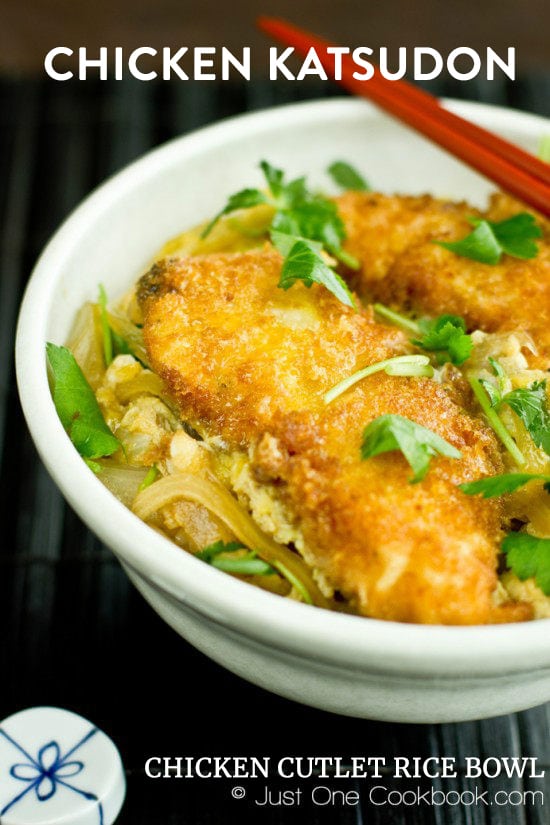 Chicken Katsudon チキンカツ丼 • Just One Cookbook