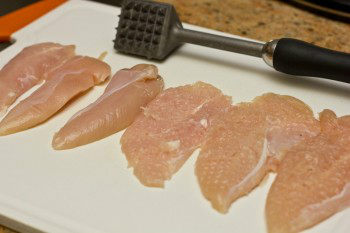 Chicken Scallopini with Lemon Butter Pasta 1