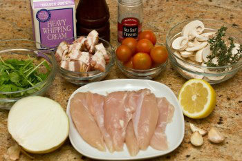 Chicken Scallopini with Lemon Butter Pasta Ingredients