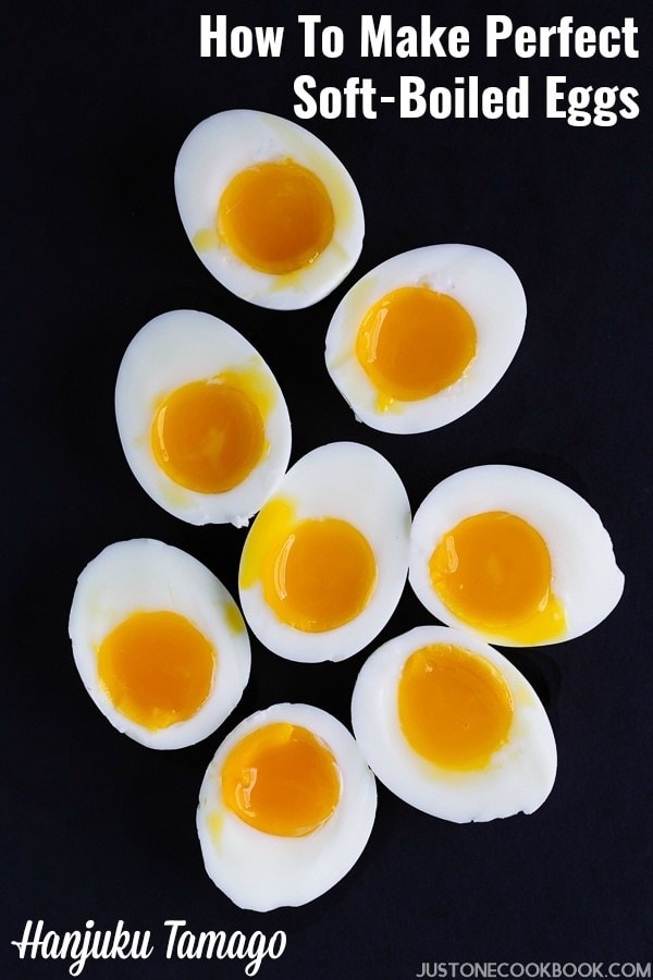 How To Make Perfect Soft-Boiled Eggs (Hanjuku Tamago 半熟玉子) | Easy Japanese Recipes at JustOneCookbook.com