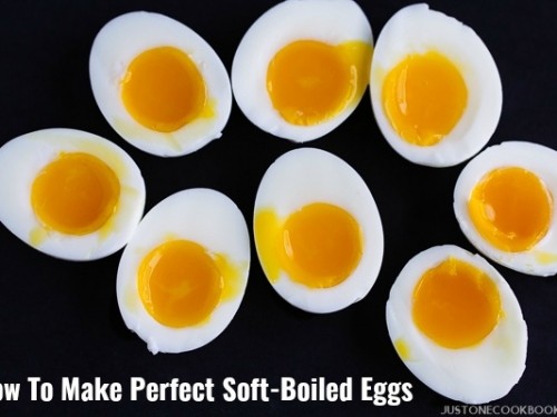 How To Make Perfect Soft Boiled Eggs Hanjuku Tamago Just One Cookbook