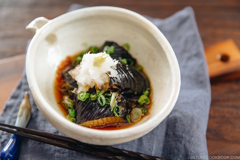 Eggplant Agebitashi | Easy Japanese Recipes at JustOneCookbook.com