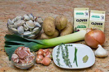 Thomas Keller's Clam Chowder Ingredients