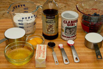 Blueberry Cake Ingredients