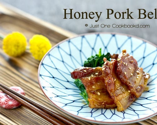 Honey Pork Belly Just One Cookbook
