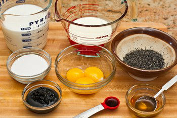 Black Sesame Ice Cream Ingredients