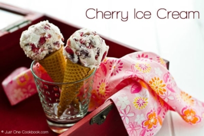 Cherry Ice Cream | JustOneCookbook.com