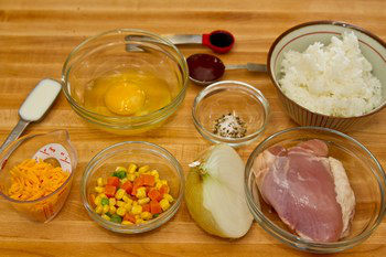 Omurice Ingredients