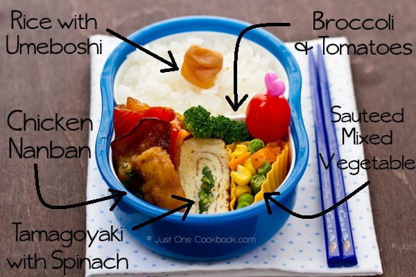 Chicken Nanban Bento | Just One Cookbook.com Chicken Nanban Bento | Just One Cookbook.com