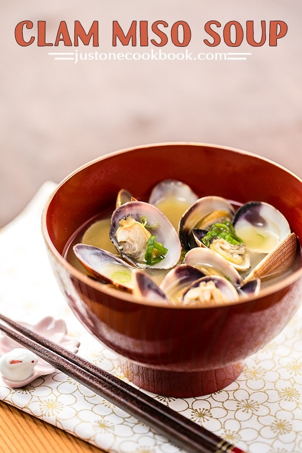Japanese Clam Miso Soup あさりの味噌汁 • Just One Cookbook