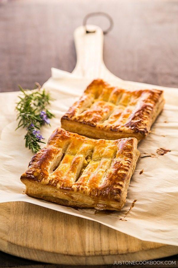 Easy Apple Pie on a baking sheet.