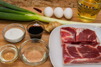 Braised Pork Belly (Kakuni) Ingredients