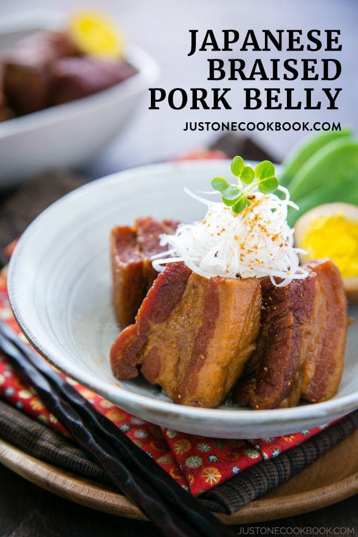 Kakuni (Braised Pork Belly) 角煮 • Just One Cookbook
