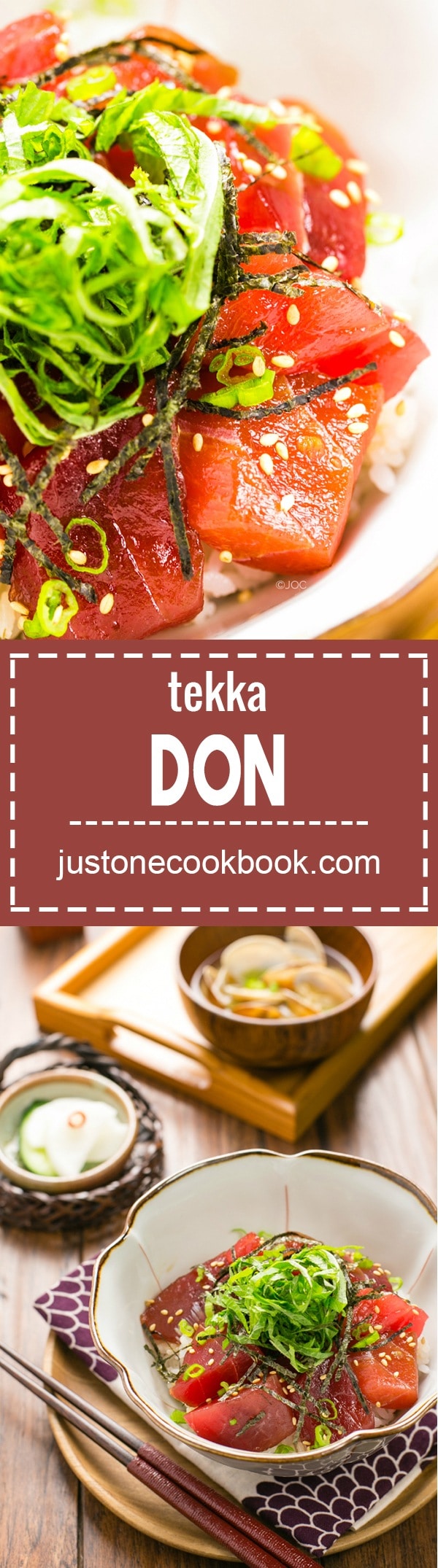Tekka Don (Easy Tuna Bowl) 鉄火丼 • Just One Cookbook